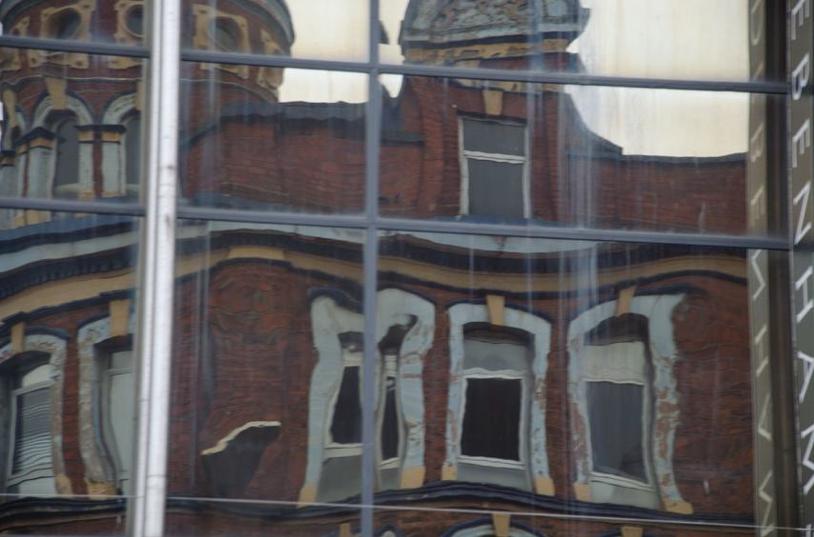 building reflection