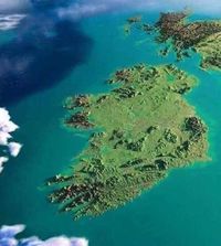 Ireland from space
